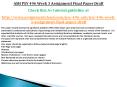 PSY 496 Week 3 Assignment Final Paper Draft PowerPoint PPT Presentation