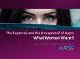 What Women Want!! The Expected and the Unexpected of Apps! PowerPoint PPT Presentation