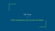 customized car cover