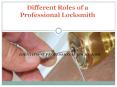 Different Roles of a Professional Locksmith PowerPoint PPT Presentation