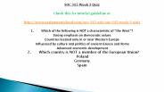 SOC 315 Week 3 Quiz