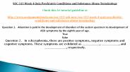 SOC 313 Week 4 Quiz Psychiatric
