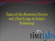 Biometric Time Attendance Fingerprint Devices