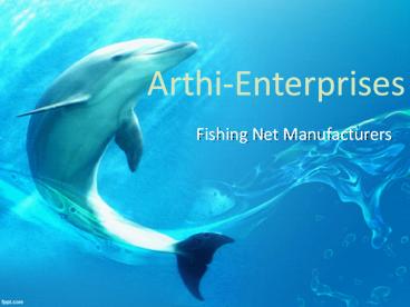 Fishing Net Manufacturers