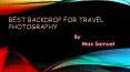Travel Photography PowerPoint PPT Presentation