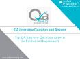 Software Quality Assurance (QA) Testing Interview Questions & Answers PowerPoint PPT Presentation