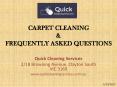 Carpet Cleaning and the Frequently Asked Questions PowerPoint PPT Presentation
