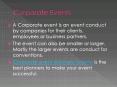 Corporate Events PowerPoint PPT Presentation