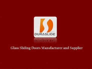 Glass Door Manufacturer Singapore