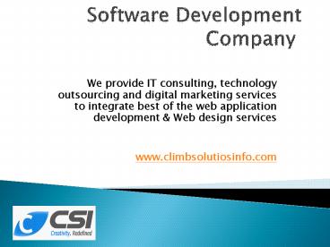 software development company presentation | free to download