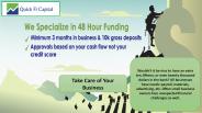 Merchant Cash Advance - QuickFiCapital