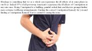 Constipated How to Cure Constipation