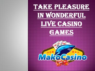 live casino