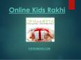 Buy Online Kids Rakhi