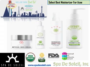 Select Best Moisturizer For Acne