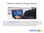 Make Your Next Job Change a Breeze