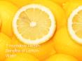 7 Incredible Health Benefits of Lemon Water