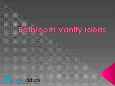 Latest Bathroom Vanity Ideas
