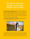 CAPTURE ALL EMOTIONAL WEDDING PHOTOS HIRING WEDDING PHOTOGRAPHER PowerPoint PPT Presentation