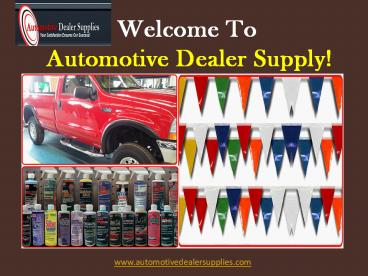 Car detailing chemicals