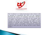 web development training -TK2 Academy