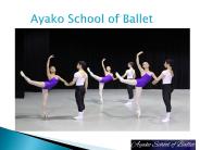 Dance Programs Belmont - Ayako School of Ballet
