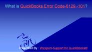 QuickBooks Error Code-6129,-101