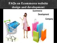 FAQs on Ecommerce website design and development