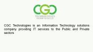 Cyber Security Compliance & Remediation: Cgctechnologies.com