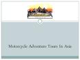 Myanmar | Thailand Motorcycle Tours || Mongolia Offroad Motorcycle Tour PowerPoint PPT Presentation