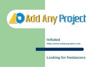 Looking for freelancers