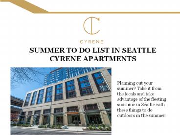 Downtown Seattle Apartments