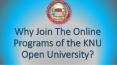 Why Join The Online Programs of the KNU Open University PowerPoint PPT Presentation