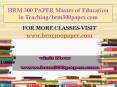 HRM 300 PAPER Master of Education in Teaching/hrm300paper.com PowerPoint PPT Presentation