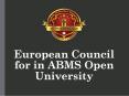 European Council for in ABMS Open University PowerPoint PPT Presentation