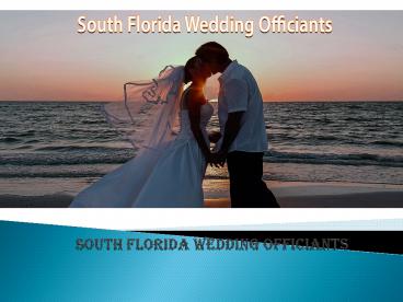 South Florida Wedding Officiants.org