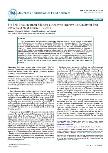 PPT – An Effective Strategy to Improve the Quality of Beef Extract and ...