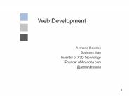 Data Visualization is the Future of Web development-Armand Rousso