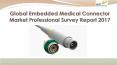 Global embedded medical connector market professional survey report 2017 PowerPoint PPT Presentation