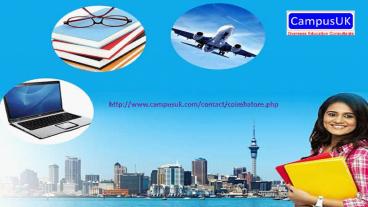 Overseas Education Consultant in Coimbatore - CampusUK