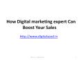 How Digital marketing expert Can Boost Your Sales PowerPoint PPT Presentation