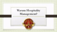 Warum Hospitality Management
