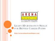 Learn 3D Animation Skills for Better Career Paths