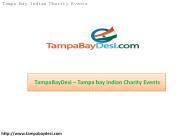 TampaBayDesi – Tampa bay Indian Charity Events
