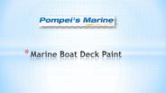 Marine Boat Deck Paint 
