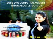 BUSS 2100 COMPETING AGAINST / TUTORIALOUTLETDOTCOM