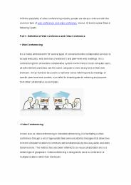 Web Conference vs. Video Conference