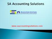 SA Accounting Solutions - Tax Services Toronto