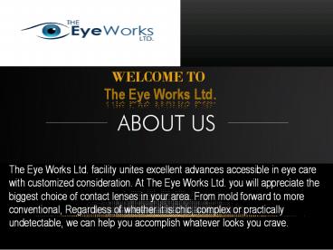 The Eye Works in Lake Zurich, IL