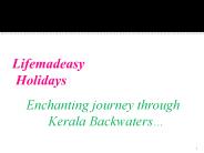 Enticing trips through Backwaters - Lifemadeasy